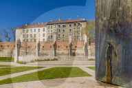 Monuments at the Three Millennia Altar at Skalka Church and the Pauline Monastery in Krakow, Poland, Europe.