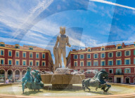 The Fountain of the Sun in Nice, Alpes Maritimes, Cote d'Azur, Provence, France, Europe