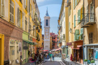 The Cathedral of Saint Reparata in the Old Town, Nice, Alpes Maritimes, Cote d'Azur, Provence, France, Europe
