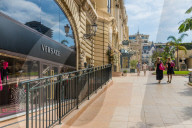 The upmarket Allee Francois Blanc in Monte Carlo, Monaco, Cote d Azur, French Riviera, Mediterranean, France, Europe