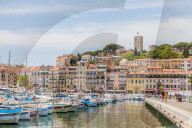 Le Vieux Port harbour in Cannes, Alpes Maritimes, Cote d'Azur, Provence, French Riviera, France, Mediterranean, Europe