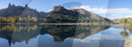 Panoramic of Lake in Barolochie, San Carlos de Bariloche, Patagonia, Argentina