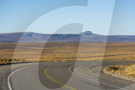 Road passing through a landscape, National Route 40, Patagonia, Argentina