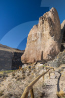 Footpath at Rio Pinturas Canyon, Cave of the Hands, Patagonia, Province of Santa Cruz, Argentina