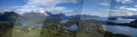 Panoramic view of Cerro Campanario, Barilochie, Patagonia, Argentina