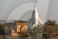Stupas set in afternoon light, Bagan, Myanmar