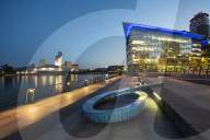 MediaCityUK and Imperial War Museum, Salford Quays, Greater Manchester, England, United Kingdom, Europe