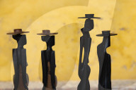 Figurines for sale at a market in Trinidad, Cuba