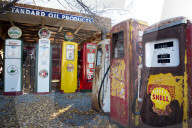 Embudo, New Mexico. Gas station museum
