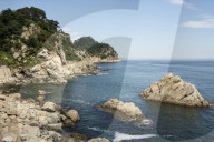 Granite coast near Chongjin, Hamgyong Province, North Korea