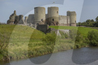 Rhuddlan castle, Denbighshire, Wales