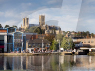 Lincoln Cathedral and Brayford pool