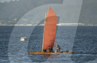 Maori Sailing Waka at 2018 Waka Odyssey, Wellington waterfront, New Zealand