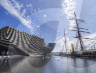 V&A Museum of Design and RRS Discovery, Waterfront, Dundee, Scotland, UK