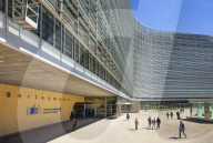European Commission headquarters building, EU Berlaymont building, Brussels Belgium EU Europe