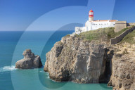 Cape St Vincent Lighthouse West Algarve Coast Cape St Vincent Sagres Portugal Algarve Portugal EU Europe