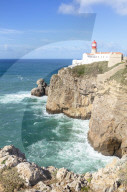 Cape St Vincent Lighthouse, West Algarve Coast Cape St Vincent, Sagres Portugal Algarve Portugal EU Europe