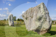 Standing stones at Avebury stone circle neolithic stone circle Avebury Wiltshire england UK GB Europe