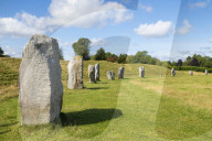 Standing stones at Avebury stone circle neolithic stone circle Avebury Wiltshire england UK GB Europe