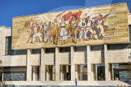 Albania, Tirana, Skanderbeg square, History museum
