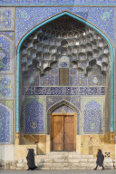Iran, Isfahan, Imam Square, Sheikh Lotfollah mosque, world heritage of the UNESCO