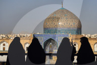 Iran, Isfahan, Imam Square, Sheikh Lotfollah mosque, world heritage of the UNESCO