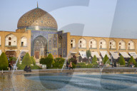 Iran, Isfahan, Imam Square, Sheikh Lotfollah mosque, world heritage of the UNESCO
