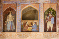 Iran, Isfahan, Chehel Sotun palace, painting, Safavide era