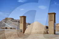 Iran, Yazd province, Yazd, Towers of Silence, Zoroastrian site