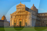 The Cathedral of Pisa, west facade, Pisa, Tuscany, Italy, Europe