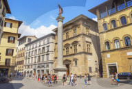 Piazza Santa Trinita, Florence, Tuscany, Italy, Europe