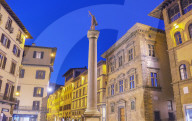 Piazza Santa Trinita, Florence, Tuscany, Italy, Europe