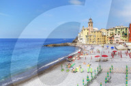 Marina harbour, Camogli, Liguria, Italy,