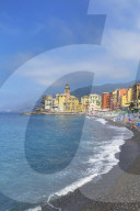 The picturesque fishing village of Camogli, Camogli, Liguria, Italy, Europe