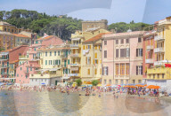 Bay of silence beach, Sestri Levante, Liguria, Italy, Europe