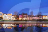 Europe, Belarus, Minsk, Trinity Suburb & Central Minsk, Svislach river