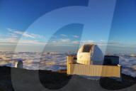 Europe, Spain, Canary Islands, La Palma, Unesco Biosphere site, National Park Caldera de Taburiente, Telescope observatory