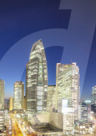 Asia, Japan, Tokyo, Shinjuku, Mode Gakuen Cocoon tower, Fashion college building