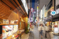 Asia, Japan, Tokyo, Shinjuku, Kabukicho, sushi restaurant