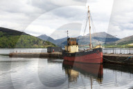 Loch Fyne, Inveraray Harbour, Vital Spark, Argyll, Scotland, UK