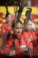 Zhangqian Memorial Hall, ceremony offering sacrifices to Zhangqian, Chenggu, Shaanxi Province, China, Asia
