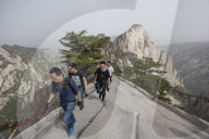 Mt. Huashan or Hua Mountain, Shaanxi Province, China, Asia