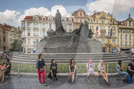 Jan Hus Monument, Prague, Czech Republic, Europe