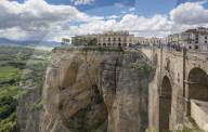 Puente Nuevo in Ronda, province of MÃ¡laga, Andalusia, Spain, Europe