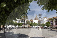 Plaza San Fernando, Carmona, province of Seville, Andalusia, Spain, Europe