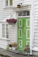 Door, Gamle (Old Town) District, Stavanger City, Ragoland County, Norway