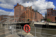 Maritime Museum & Busan Bridge, HafenCity District, Hamburg, Germany, Europe