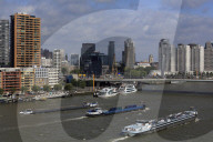 Nieuwe Maas Channel, Rotterdam, Netherlands, Europe