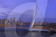 Erasmus Bridge, Rotterdam, Netherlands, Europe