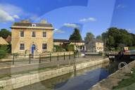 Locks, Kennet & Avon Canal, Bradford on Avon, Wiltshire, England, United Kingdom